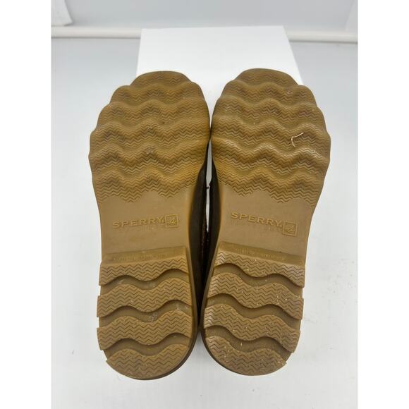 Sperry Top-Sider Mens Avenue Duck Boots tan/brown Size 7.5M rain garden water - Picture 8 of 9